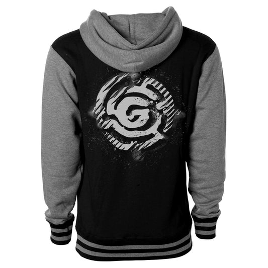 College-Zipper G-Logo (schwarz-grau)